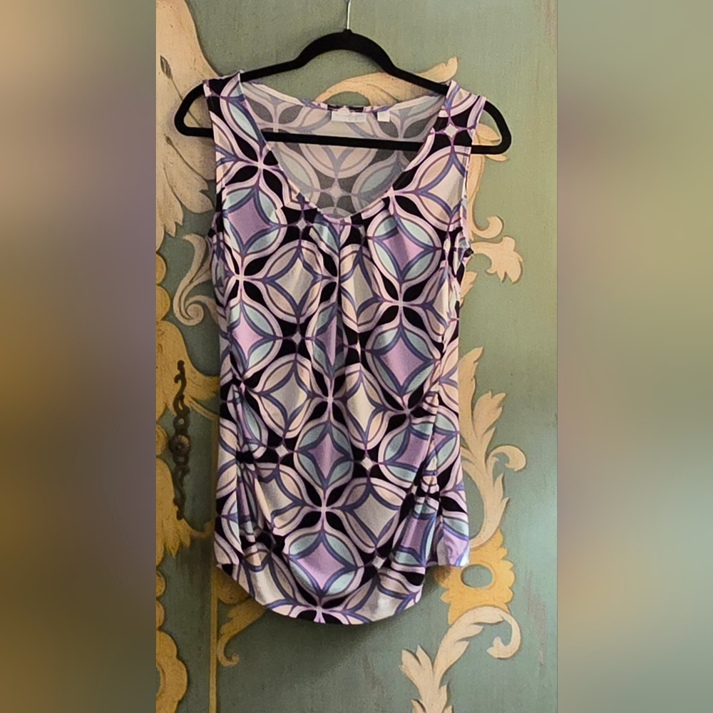 New York & Company stretch sleeveless blouse Medium Excellent condition